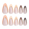 12 Sizes-24 Pcs Press On Nails JP3128