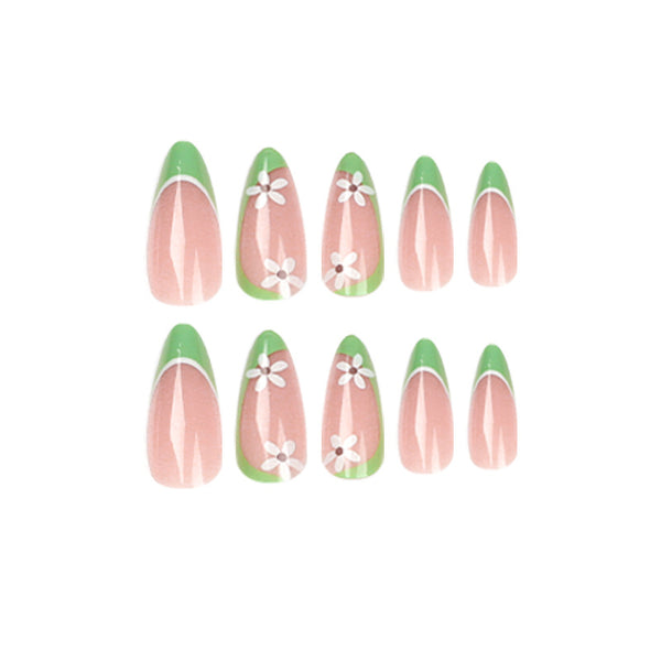 12 Sizes-24 Pcs Press On Nails JP1480