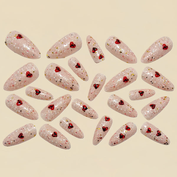 12 Sizes-24 Pcs Press On Nails Y1751