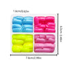 96 Pcs Press On Nails Solid-5-96pcs