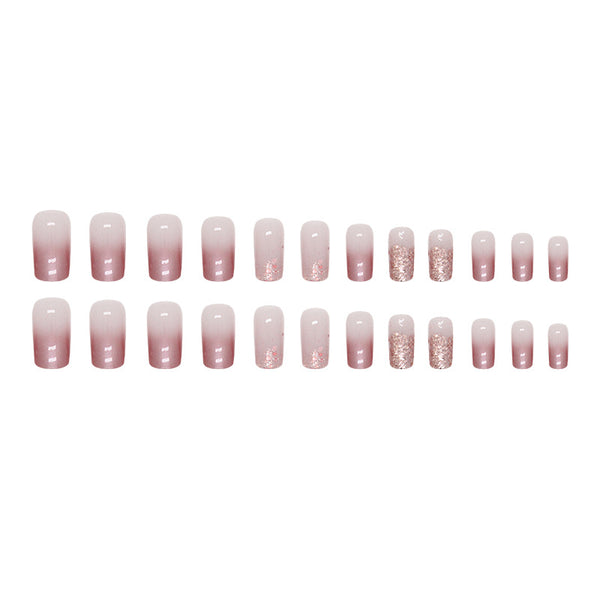 12 Sizes-24 Pcs Press On Nails W1023
