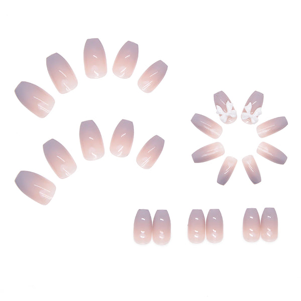 12 Sizes-24 Pcs Press On Nails Z159