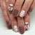 12 Sizes-24 Pcs Press On Nails C1355