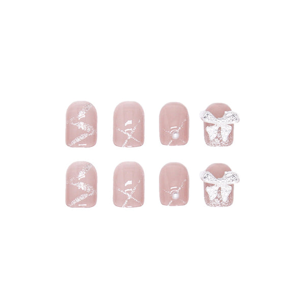 12 Sizes-24 Pcs Press On Nails Z219