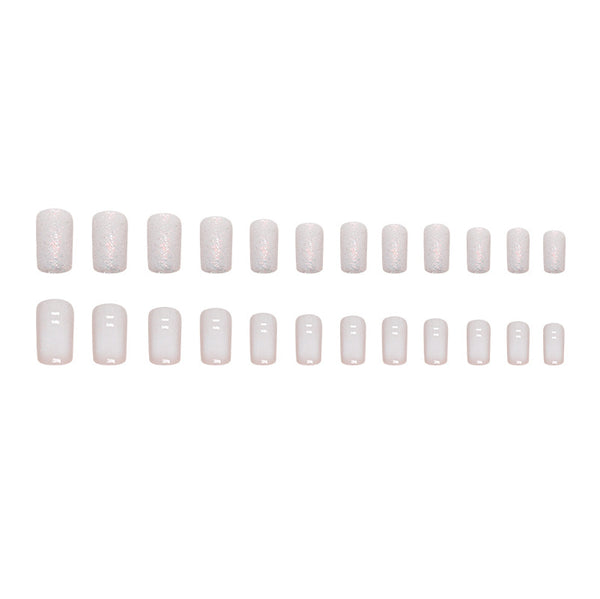 12 Sizes-24 Pcs Press On Nails W1309