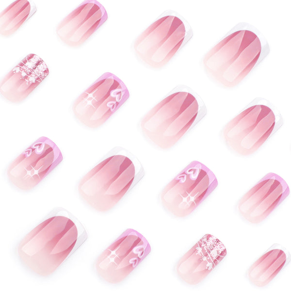 12 Sizes-24 Pcs Press On Nails JP3750