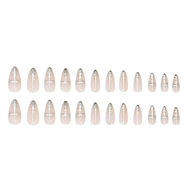 12 Sizes-24 Pcs Press On Nails Z981