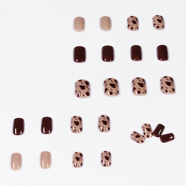 12 Sizes-24 Pcs Press On Nails JP1072