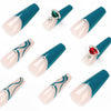 12 Sizes-24 Pcs Press On Nails JP1466