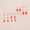 12 Sizes-24 Pcs Press On Nails W2043