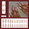 12 Sizes-24 Pcs Press On Nails Z1240