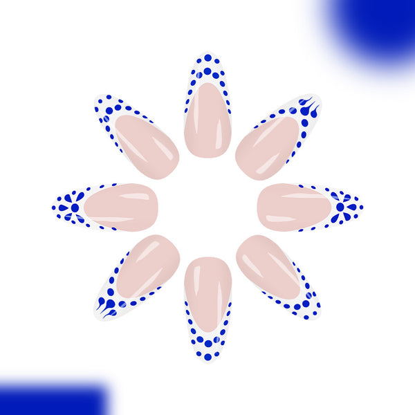 12 Sizes-24 Pcs Press On Nails C1412