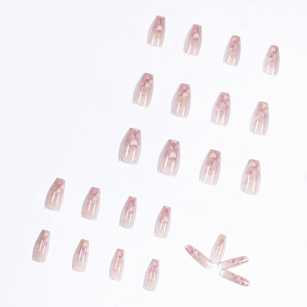 12 Sizes-24 Pcs Press On Nails JP1079