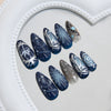 12 Sizes-24 Pcs Press On Nails Z1110