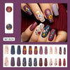 12 Sizes-24 Pcs Press On Nails W1809