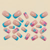 12 Sizes-24 Pcs Press On Nails Y1540