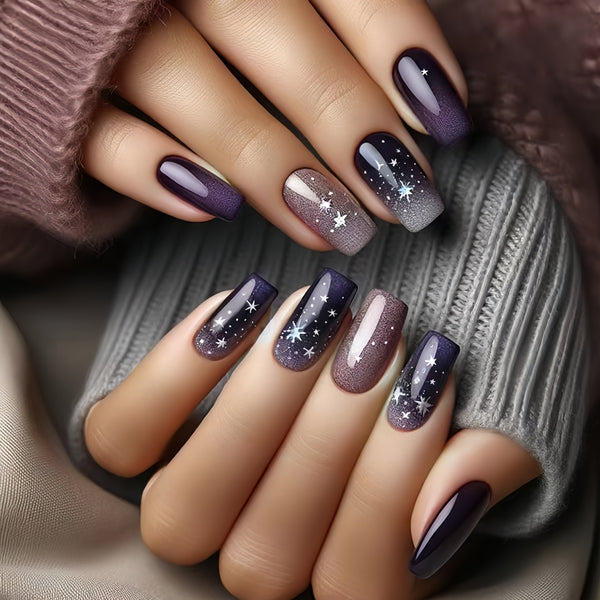 12 Sizes-24 Pcs Press On Nails Y872