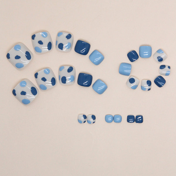12 Sizes-24 Pcs Press On Nails F132