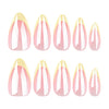 12 Sizes-24 Pcs Press On Nails DIY56