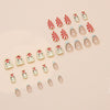 12 Sizes-24 Pcs Press On Nails W1638