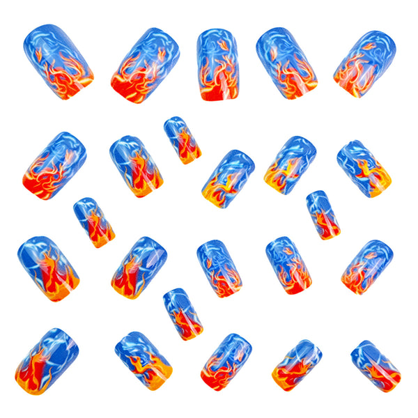 12 Sizes-24 Pcs Press On Nails Y872