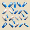 12 Sizes-24 Pcs Press On Nails Y1222