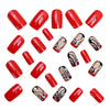 12 Sizes-24 Pcs Press On Nails Y1181