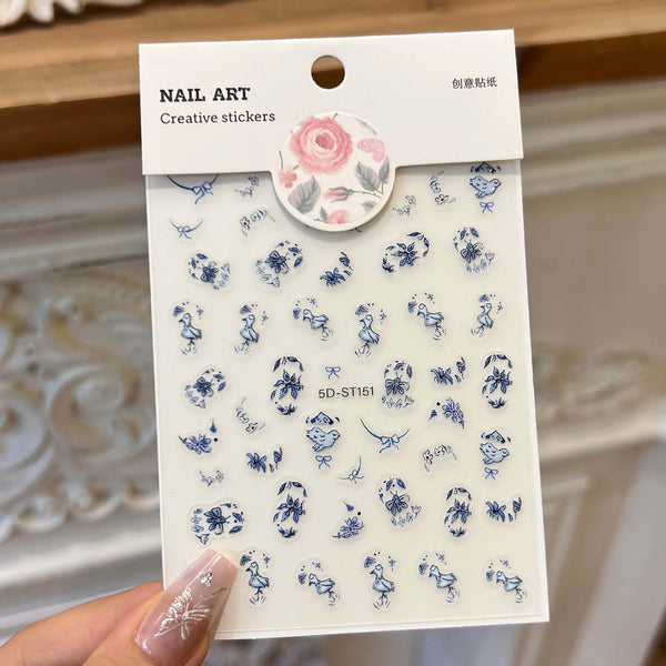 5D Nail Art Sticker 5DST151