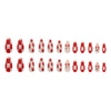 12 Sizes-24 Pcs Press On Nails W1878
