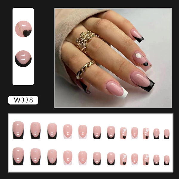 12 Sizes-24 Pcs Press On Nails W338