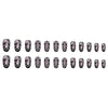 12 Sizes-24 Pcs Press On Nails W1250