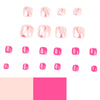 12 Sizes-24 Pcs Press On Nails JP1633
