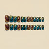 12 Sizes-24 Pcs Press On Nails Y1605