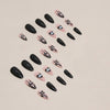 12 Sizes-24 Pcs Press On Nails W641