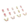 12 Sizes-24 Pcs Press On Nails W206