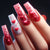 12 Sizes-24 Pcs Press On Nails Y475