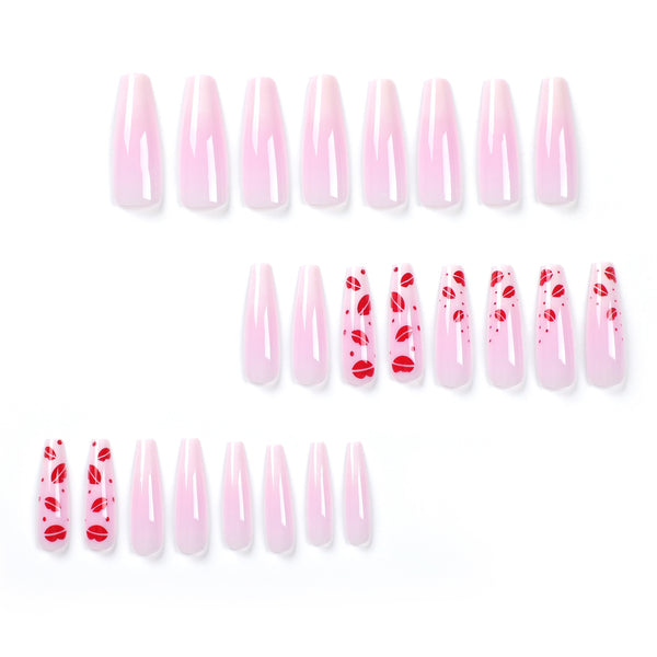 12 Sizes-24 Pcs Press On Nails JP2729