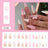 12 Sizes-24 Pcs Press On Nails Z1085