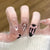 12 Sizes-24 Pcs Press On Nails Z1341
