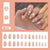 12 Sizes-24 Pcs Press On Nails W2037