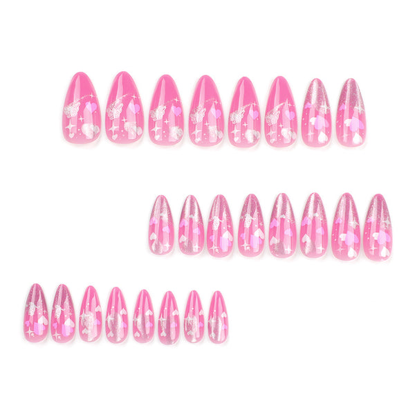 12 Sizes-24 Pcs Press On Nails JP3137