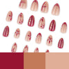 12 Sizes-24 Pcs Press On Nails JP4310