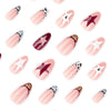 12 Sizes-24 Pcs Press On Nails JP4220