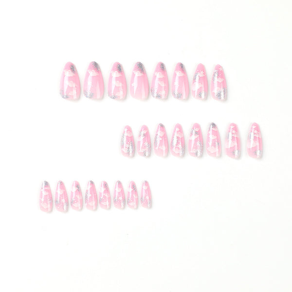 12 Sizes-24 Pcs Press On Nails JP2364