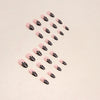 12 Sizes-24 Pcs Press On Nails W892