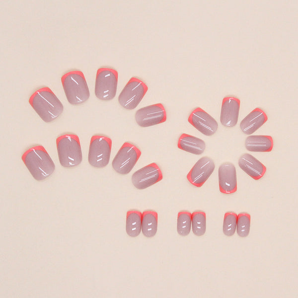 12 Sizes-24 Pcs Press On Nails W912