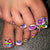 12 Sizes-24 Pcs Press On Nails Y1002
