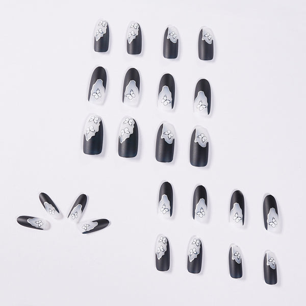 12 Sizes-24 Pcs Press On Nails JP992