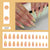 12 Sizes-24 Pcs Press On Nails Z887