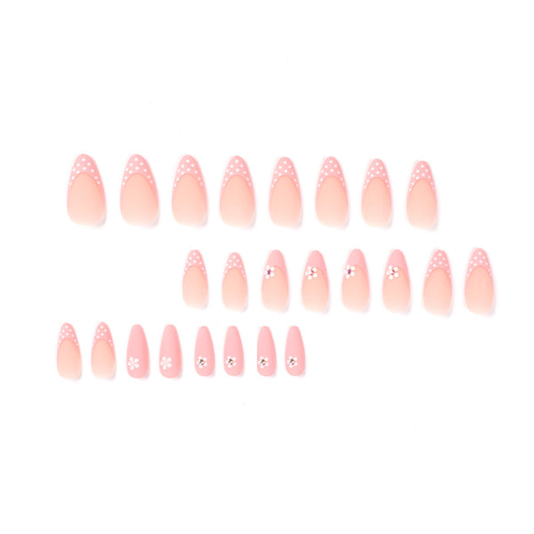 12 Sizes-24 Pcs Press On Nails JP1998